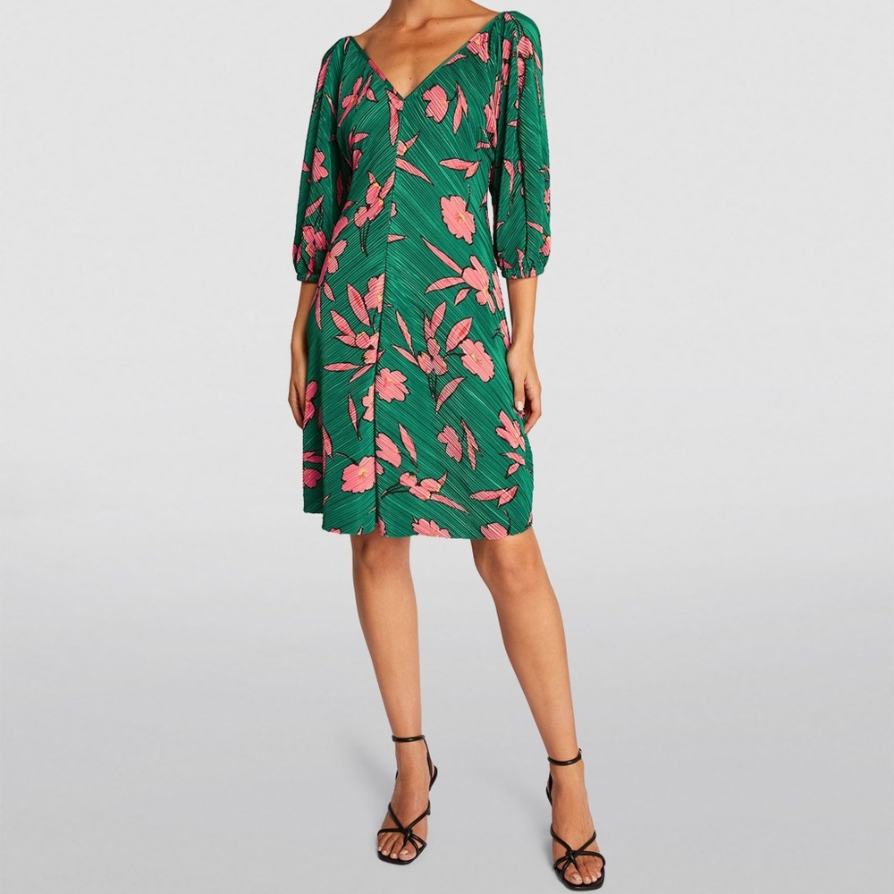 NWT Max & Co Pleated Floral Mini Dress (XS)